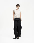 GRAYE | Sash Wrap Trousers | Black