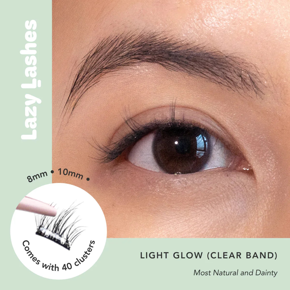 NODSPARK | Clear Band Everyday Light Glow Lazy Lashes