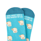 TALKING TOES | Owl Be Okay Sock | Blue