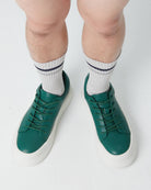 PROJECTWEAR | FALLON Low Cut Faux Leather Sneaker Green