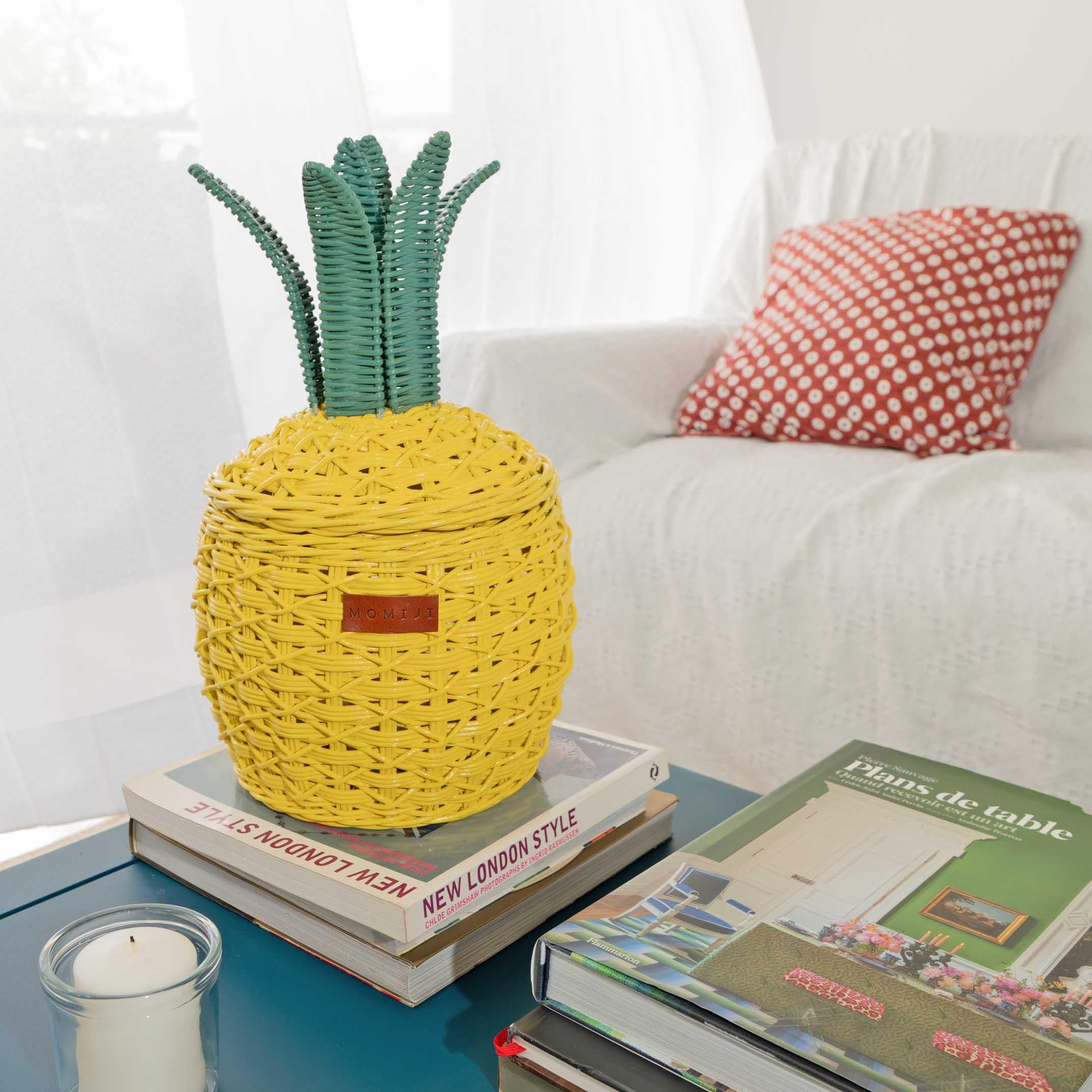 MOMIJI | Pineapple Basket - Small Yellow