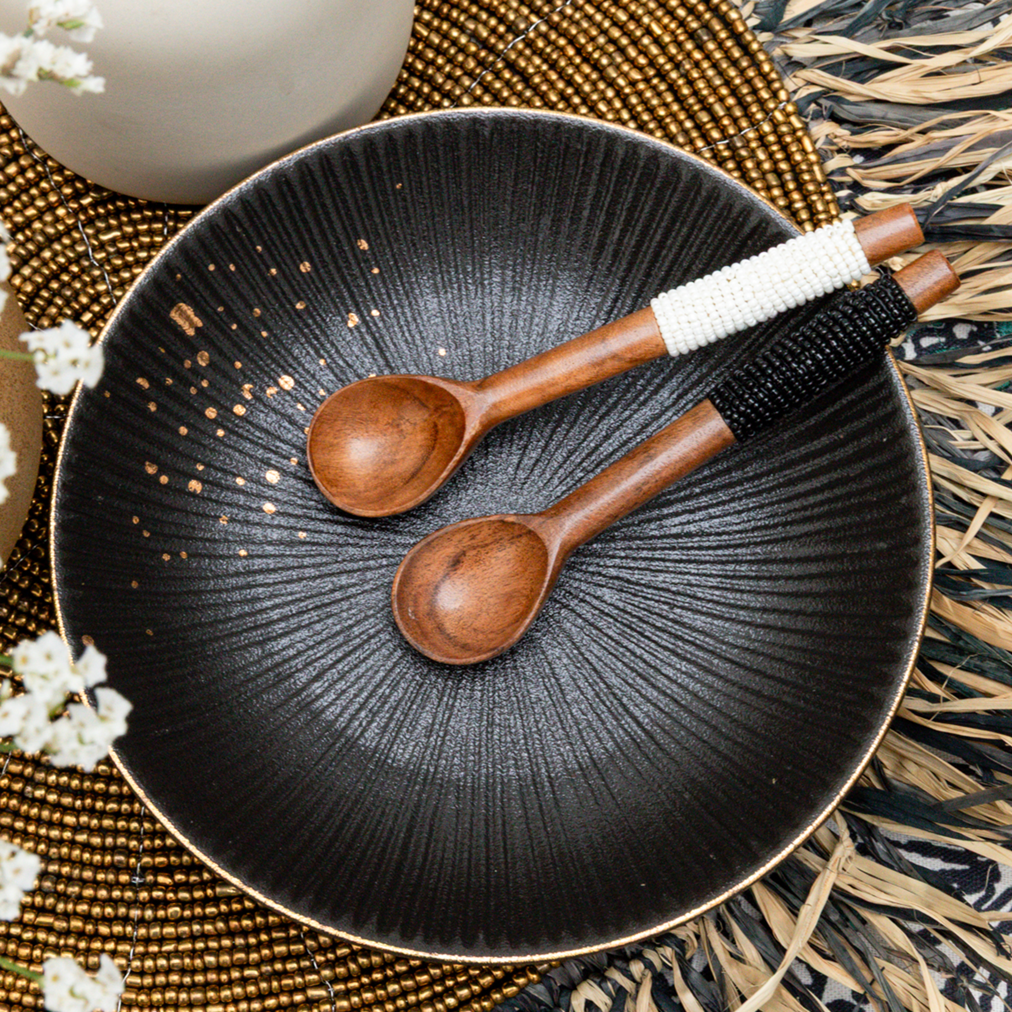 MEJA | The Beaded Dessert Spoon