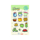 NOM | NOM x BearlyCaffeinated Breakfast Set And Kueh Sticker Sheet