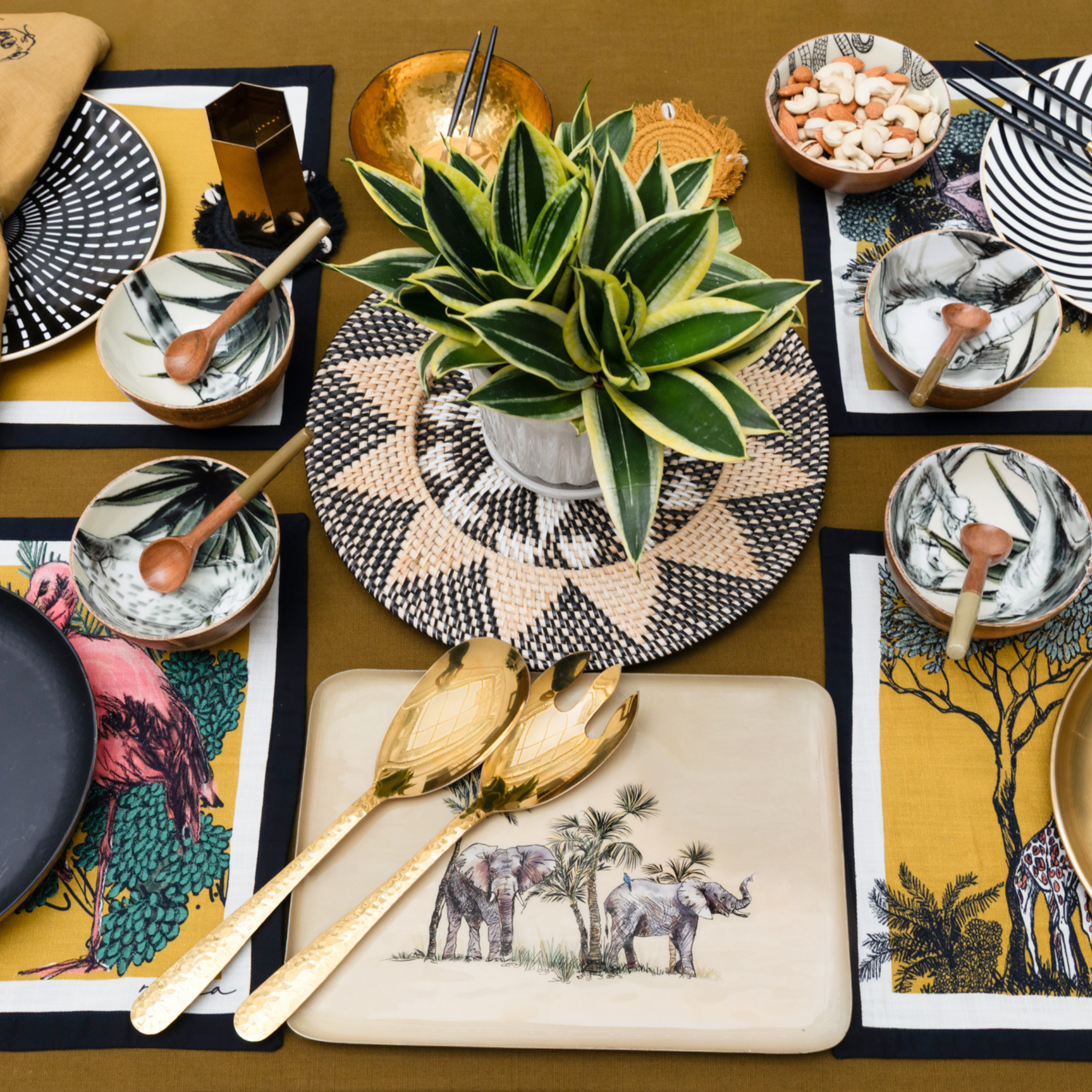 MEJA | The Les Habitants de la Brousse Placemat - Ostritch