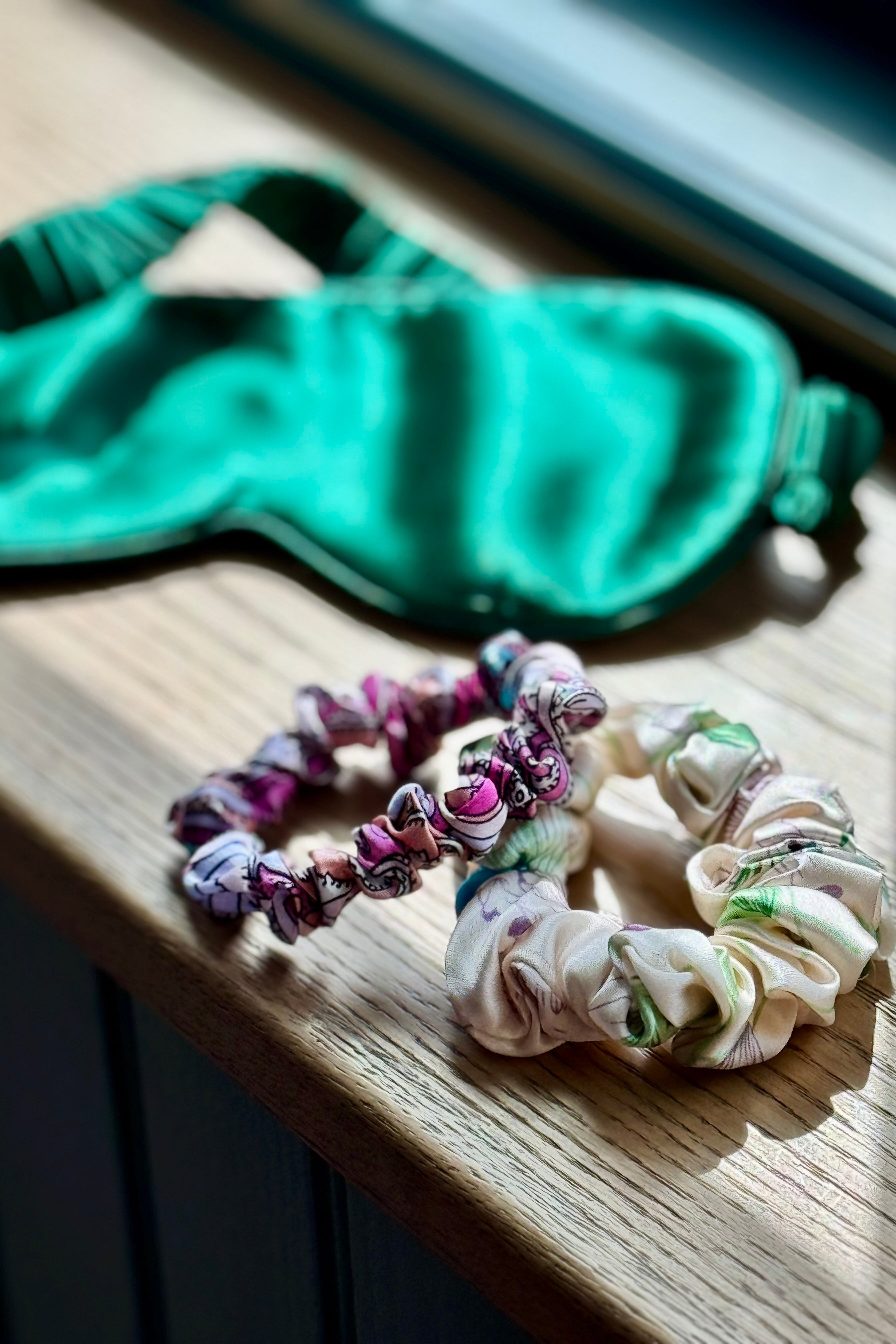 BELLS & BIRDS | Mulberry Silk Scrunchies (Set of 3)