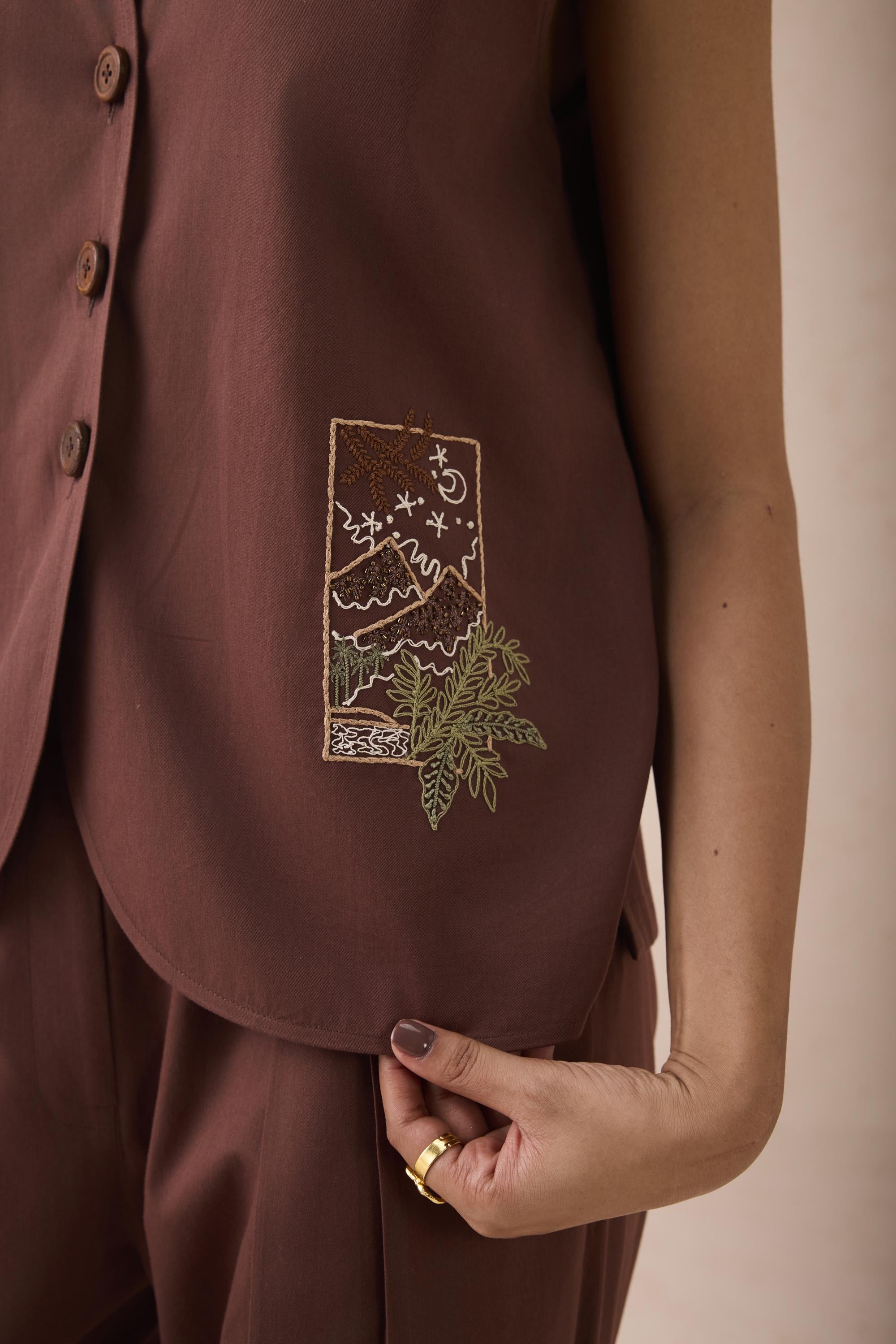 SUI | The Bright Beginnings Organic Cotton Waistcoat