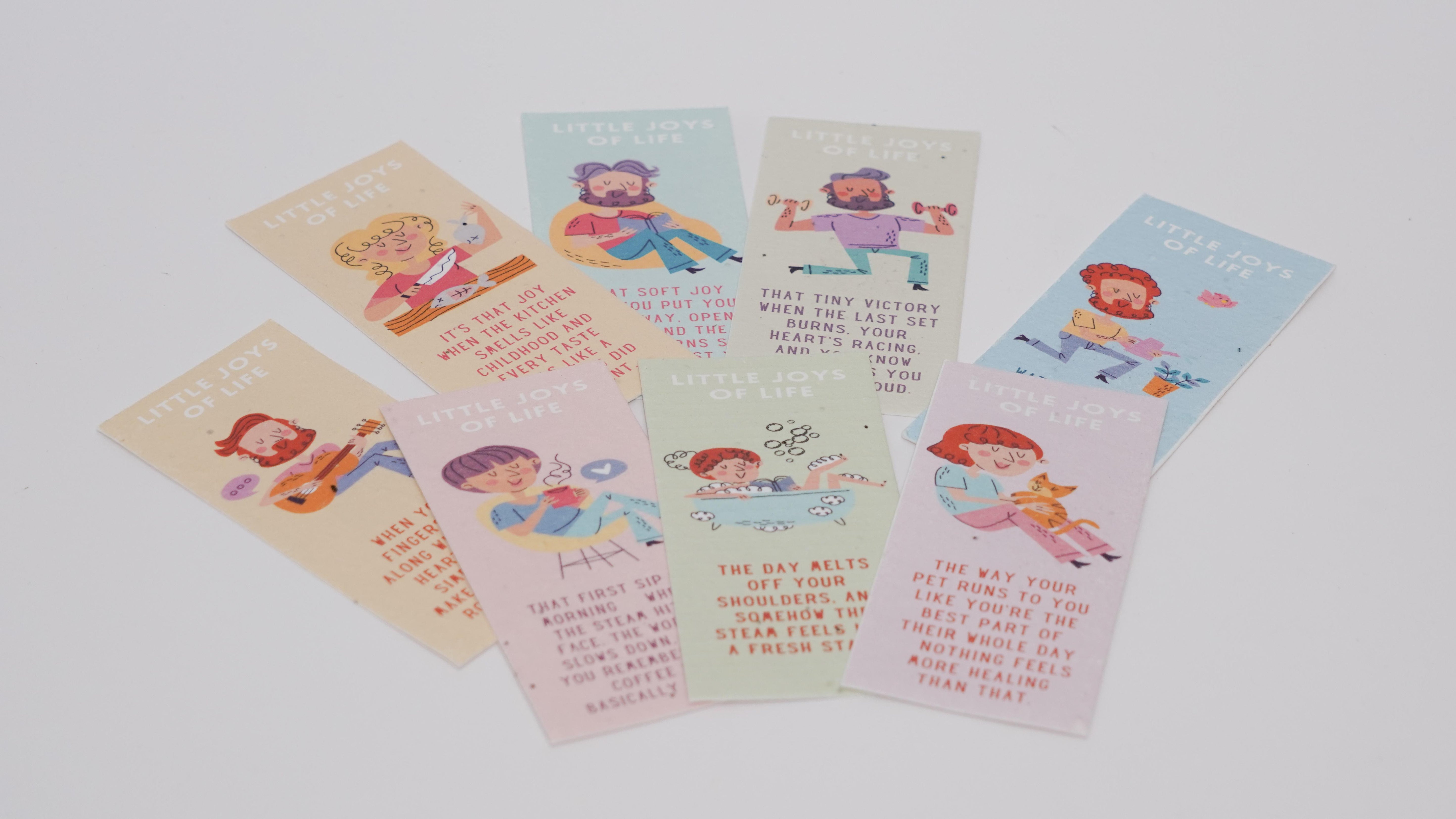 PURPLE & PURE | Plantable Bookmarks - Little Joys Of Life