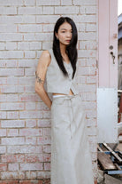 SAERO COLLECTIVE | Hae Structured Vest | Sand