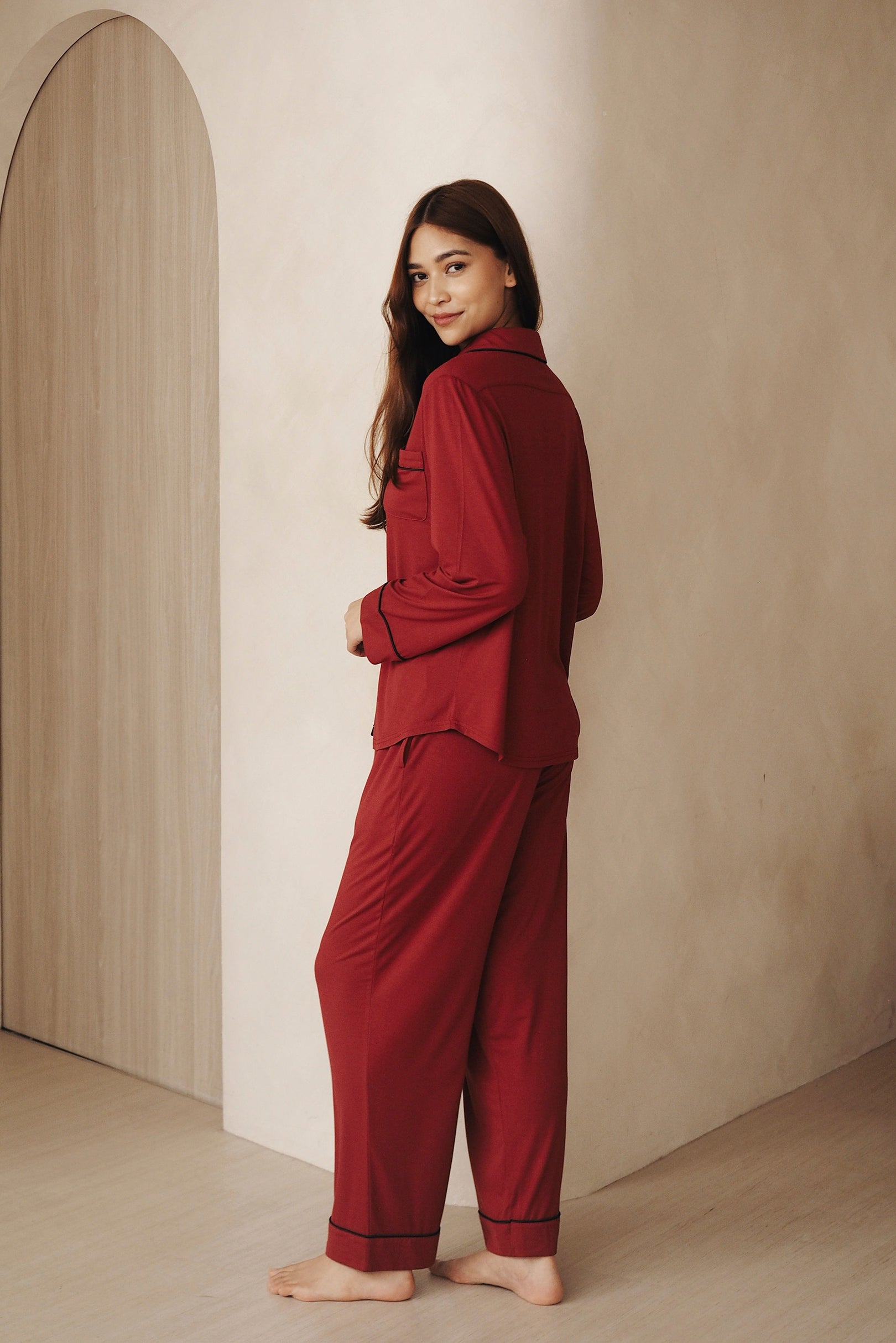 SELENIGHT CO | Signature Long Pyjamas Pants Set