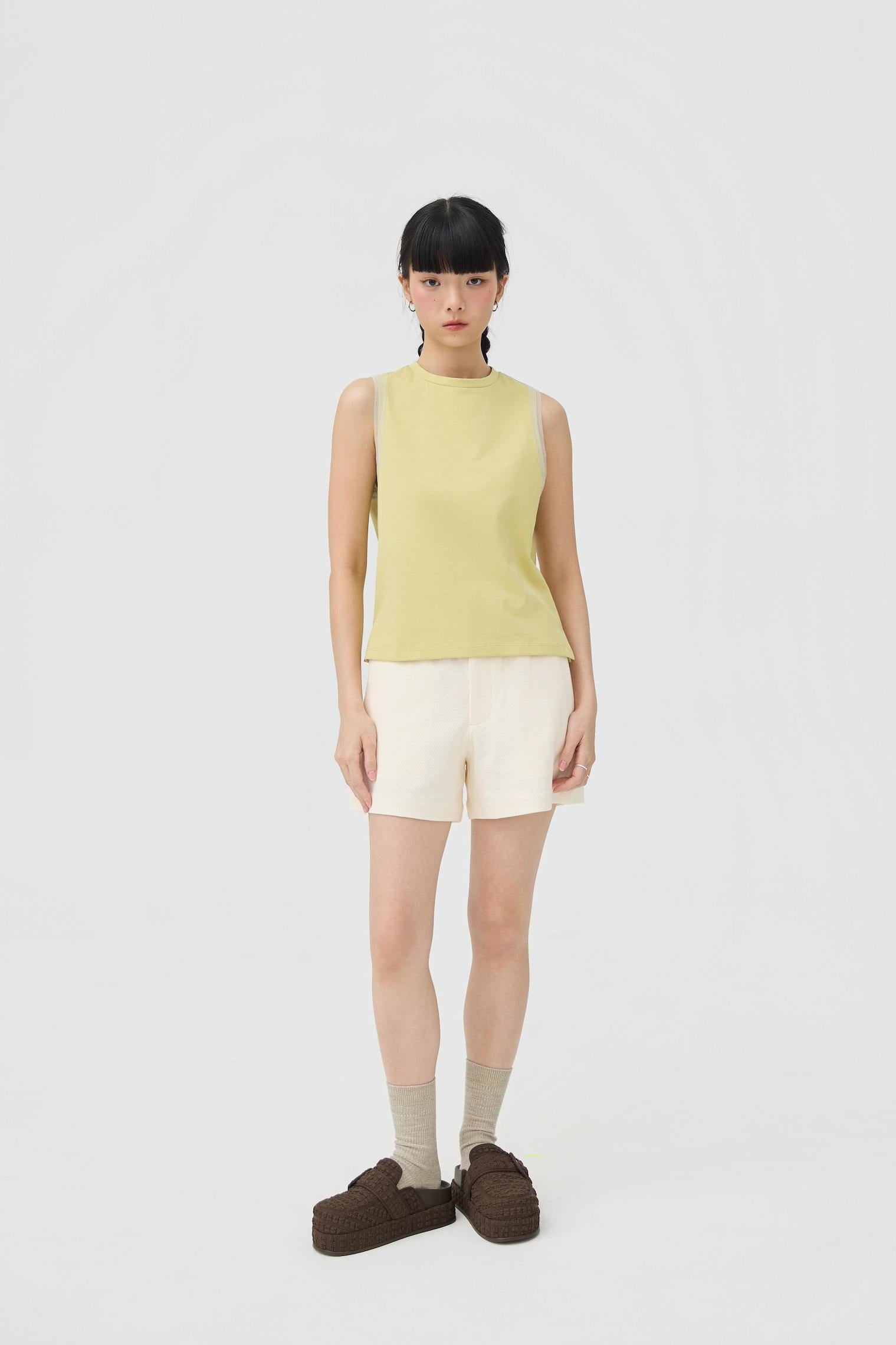 3EIGHTH | Kumo Muscle Tank | Matcha Green
