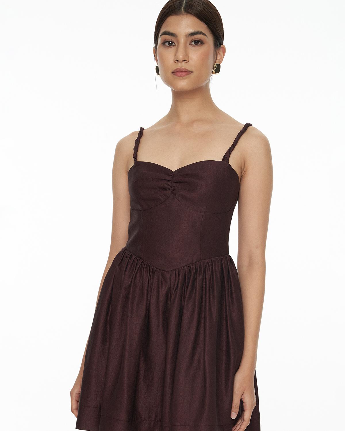 DRESSINGPAULA | Flared-Skirt Mini Dress