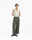 GRAYE | Raw Edged Tailored Pants