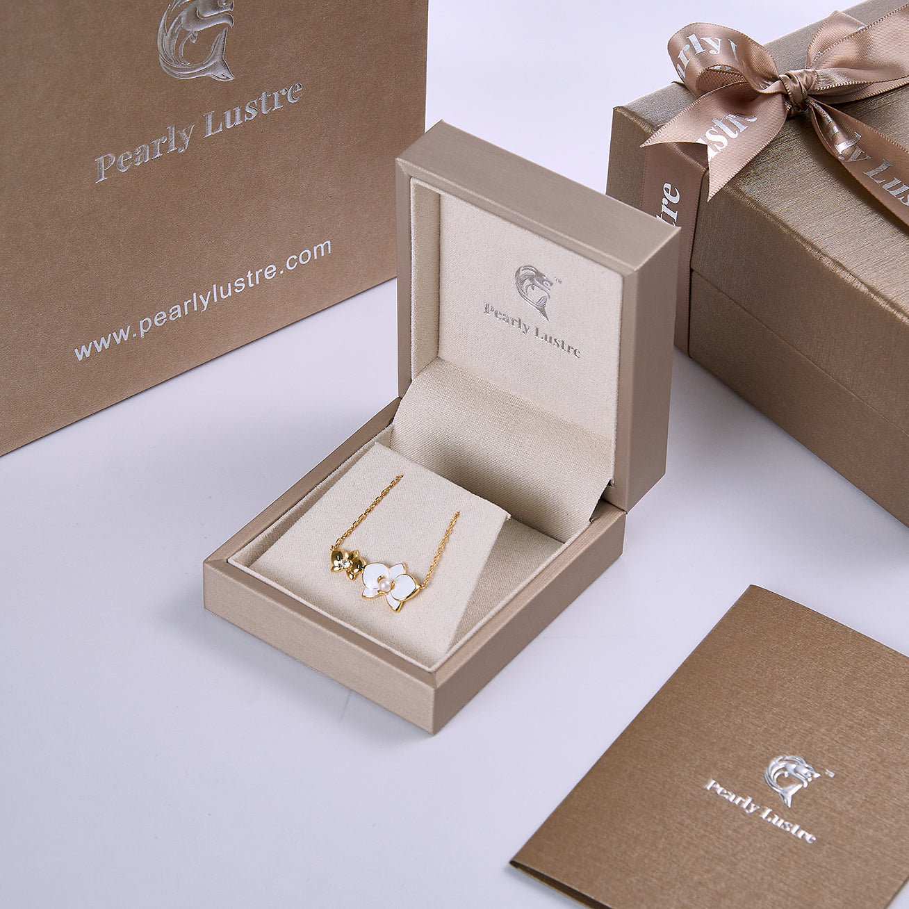 PEARLY LUSTRE | Top Grade Freshwater Pearl Necklace WN00688 | ORCHID