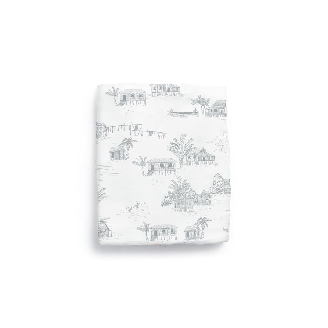 LITTLE REI | Bamboo Swaddle Single (Printed)