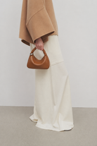WU HAUS | Orbit Lightweight Tan Leather Sculptural Bag