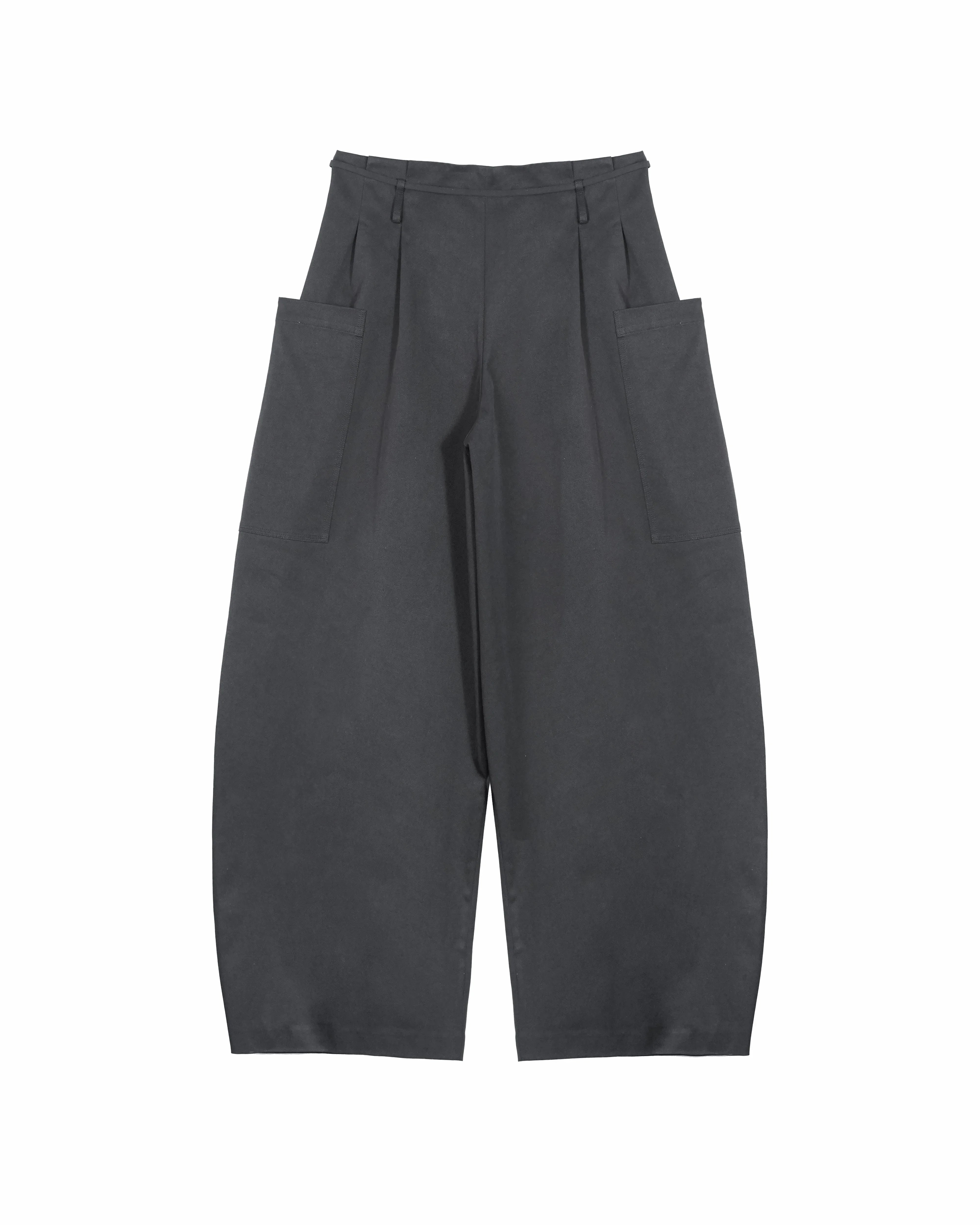 GRAYE | SOLOTEX® Barrel-Leg Trousers - Gray