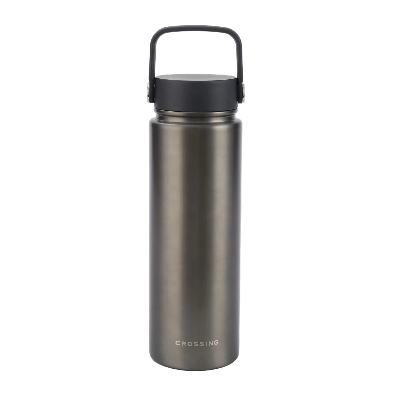 CROSSING | 720ml Urban Ceramic S/S Insulated Flat Cap Bottle With Handle