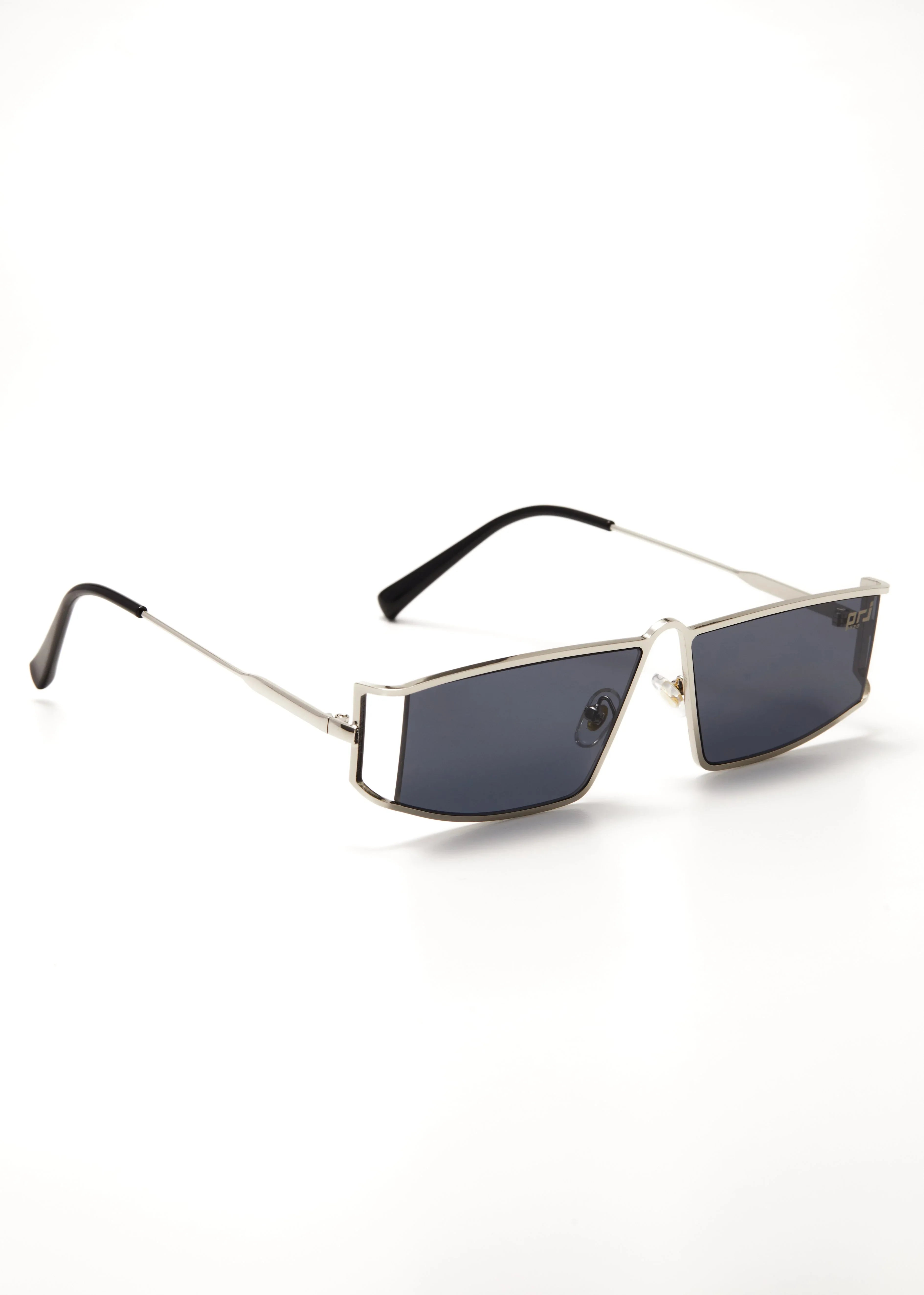 PROJET1826 | FAWKER Geometric Cutout Sunglasses Silver/Grey