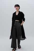 SAERO COLLECTIVE | Oreum Shirt V. 1 [Long Ver.] | Black