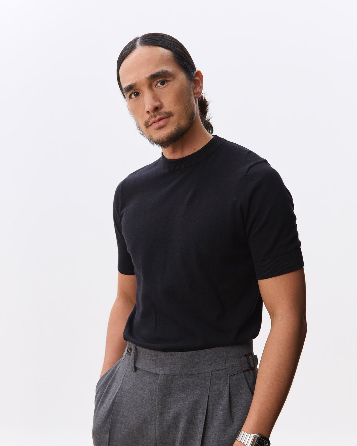 HOUSE OF HOUSE OF ANON PTE. LTD | Otto Mock Neck Knit Top - 100% Cotton