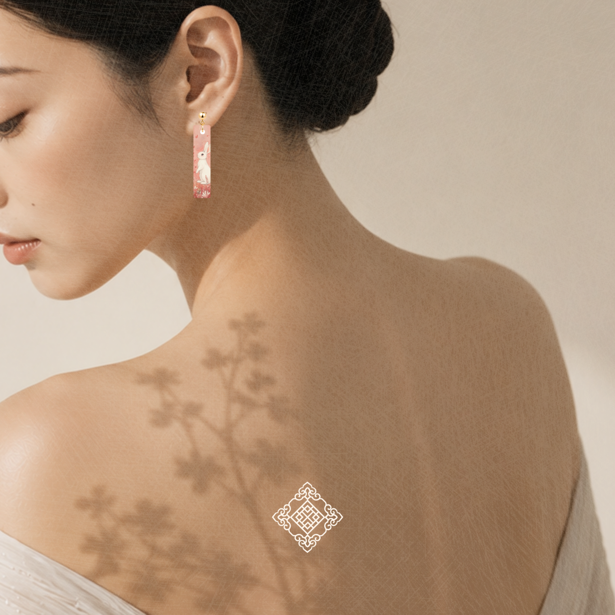 THE ANTECEDENT STORE | Celestial Jade Rabbit Earrings