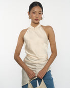DRESSINGPAULA | Asymmetric Halter Top