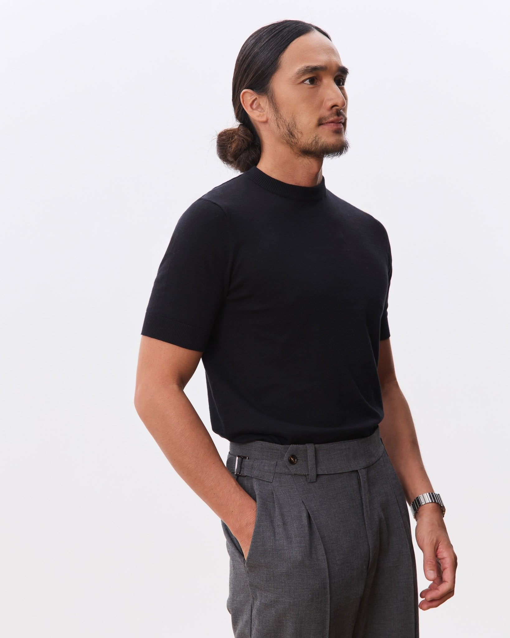 HOUSE OF HOUSE OF ANON PTE. LTD | Otto Mock Neck Knit Top - 100% Cotton