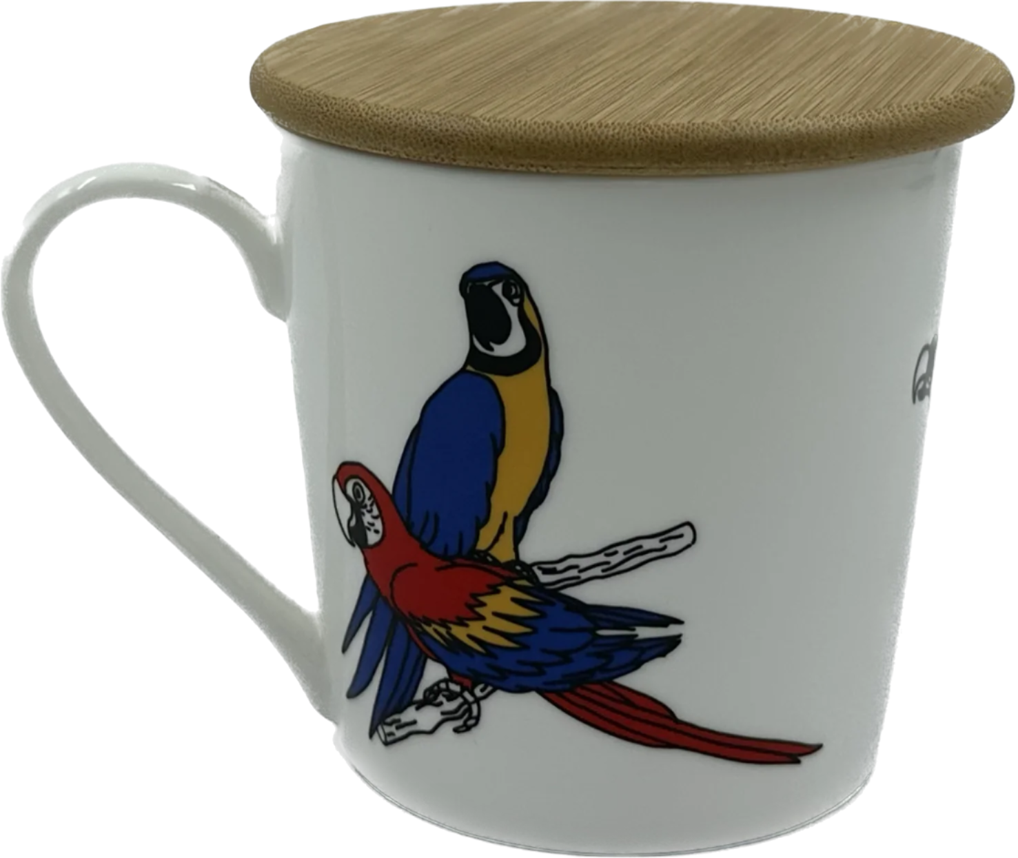 THE ANIMAL PROJECT | Wide Tapered Mug With Bamboo Lid