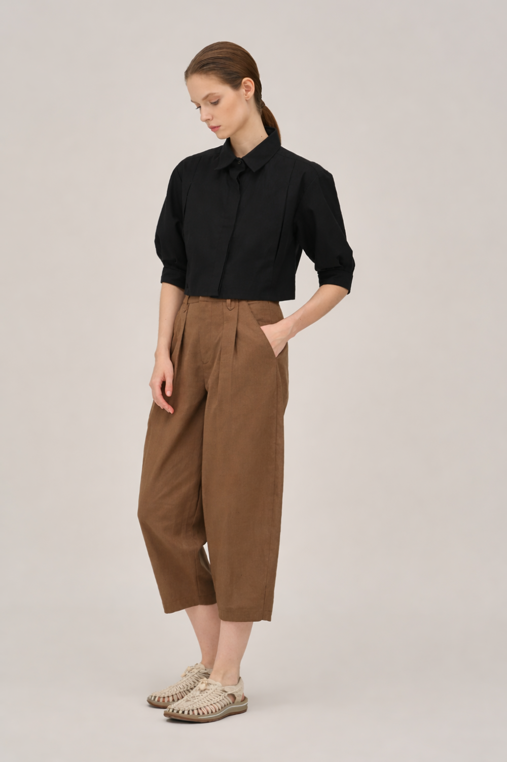 SABRINAGOH | Sherah Crop Shirt