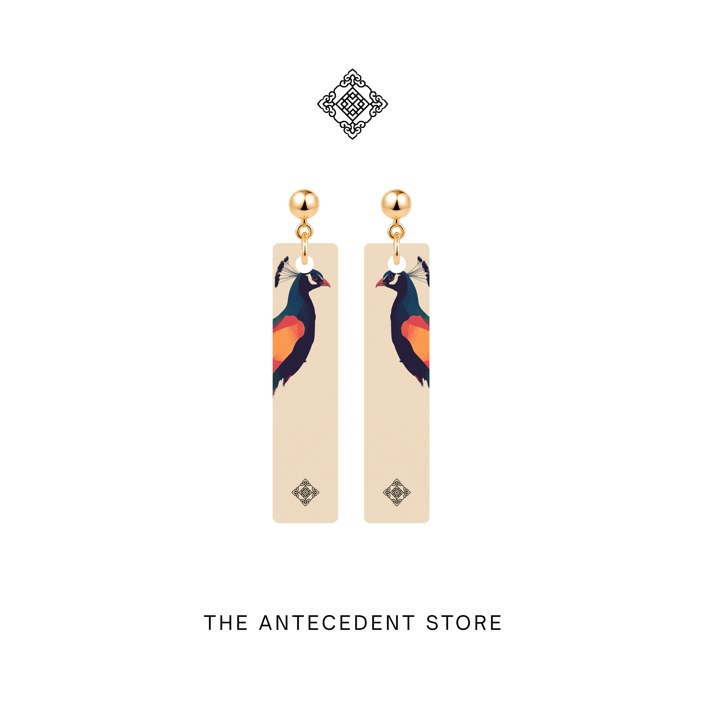 THE ANTECEDENT STORE | Peacock Earrings