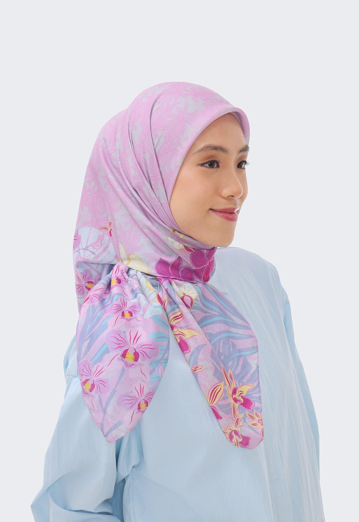 RIA MIRANDA | Orchid Whispers Scarf