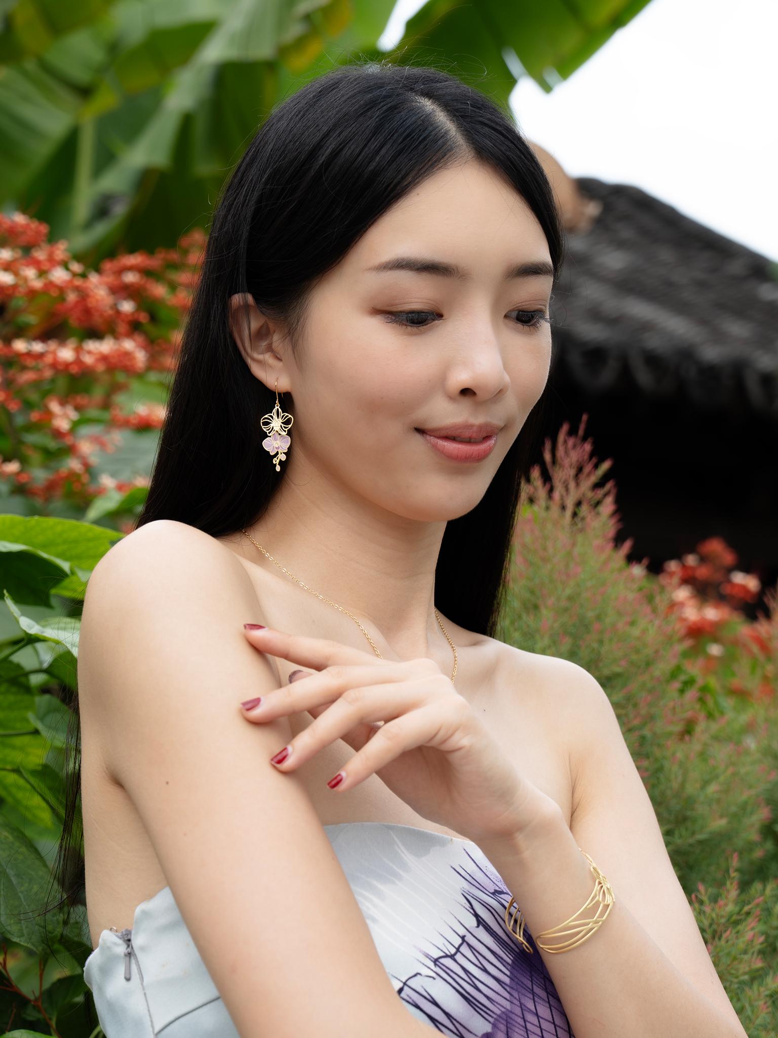 EMBRACE JEWELLERY | Orchid Earrings