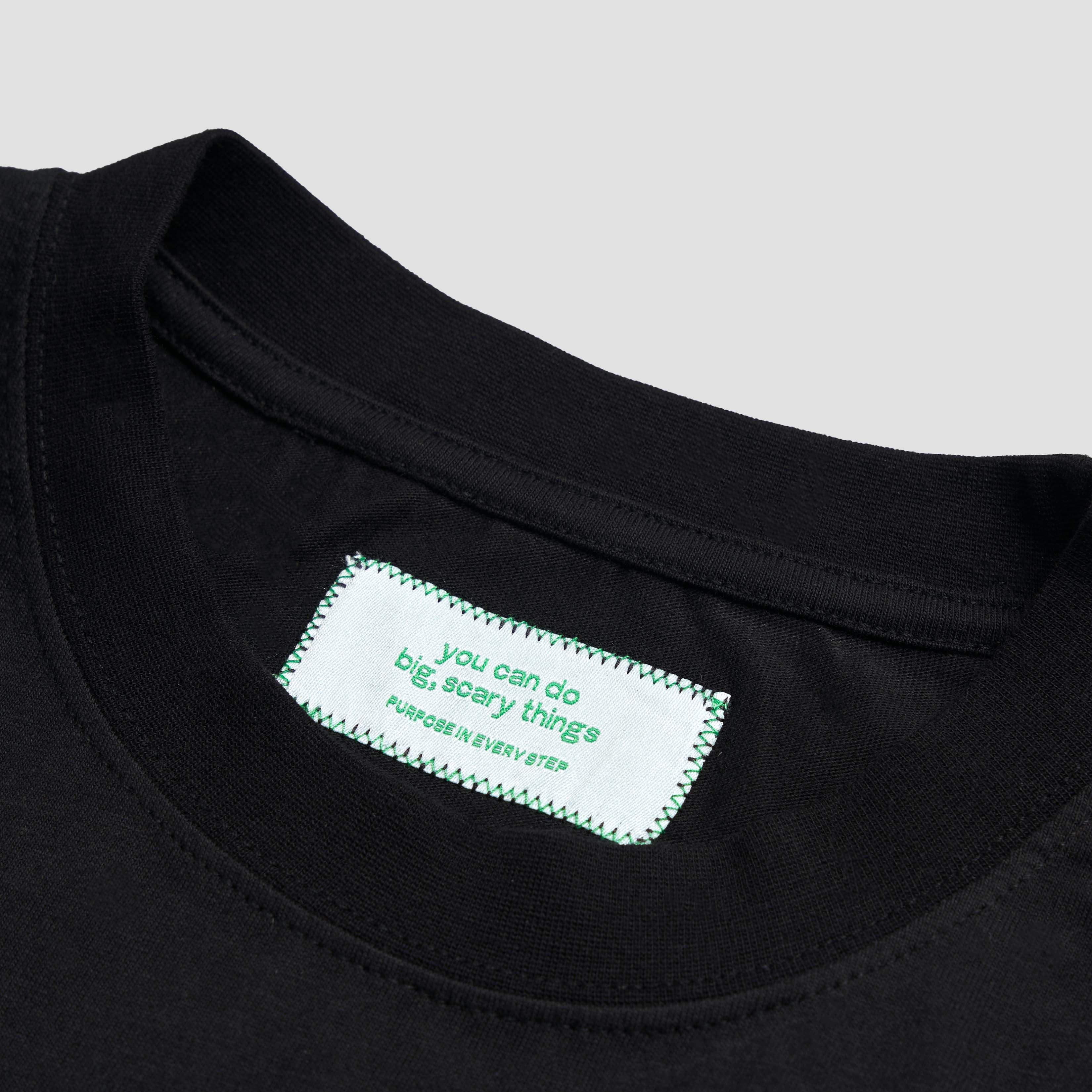 TALKING TOES | Space Sheep Oversized Tee - Black