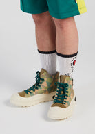PROJECTWEAR | Farrell Mid Cut Leather Sneaker Green