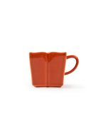 CRAFILAB | Brick Red & Turquoise Handle Tea Cup