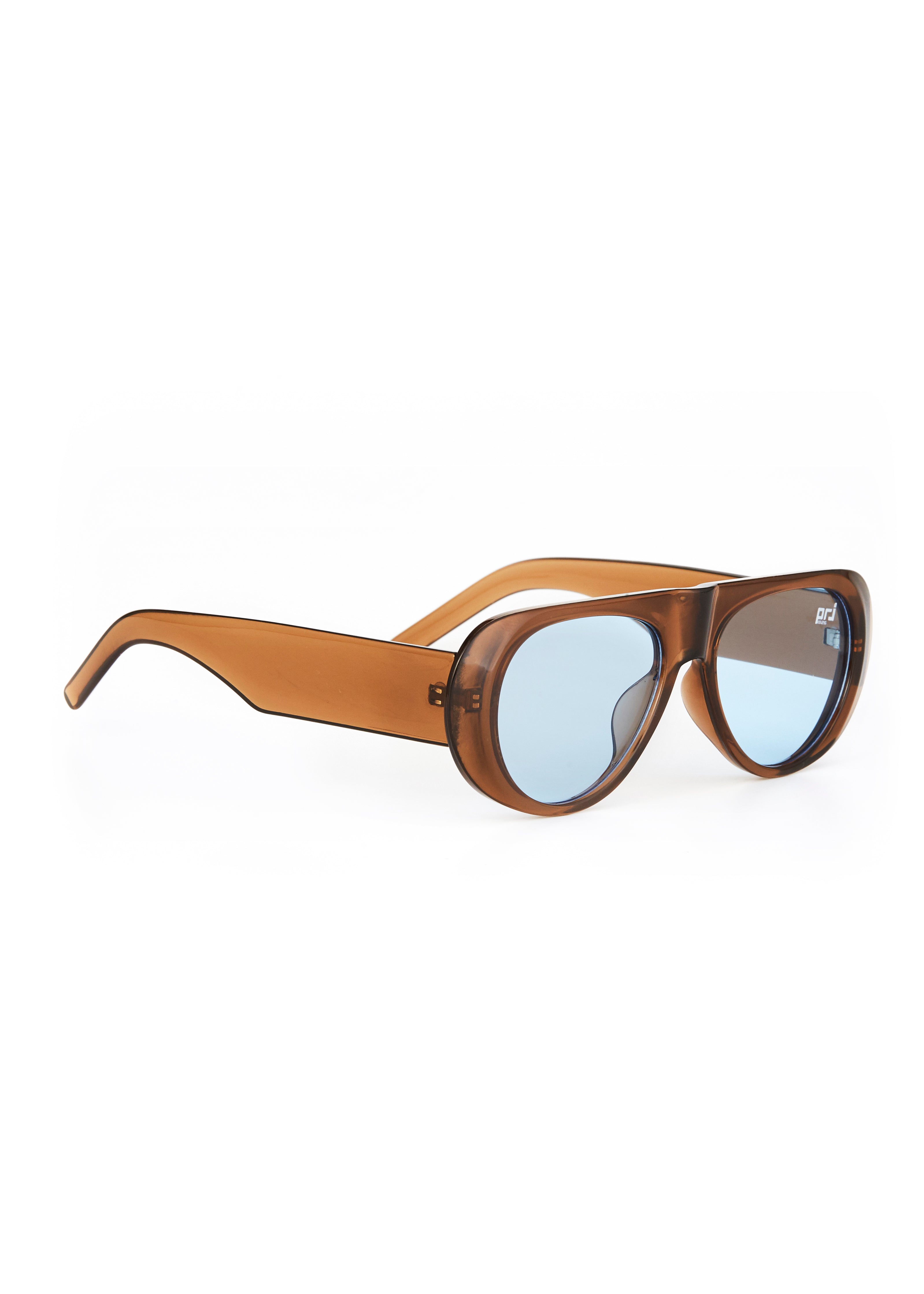PROJECTWEAR | Eito Wide-Leg Sunglasses Brown/Blue
