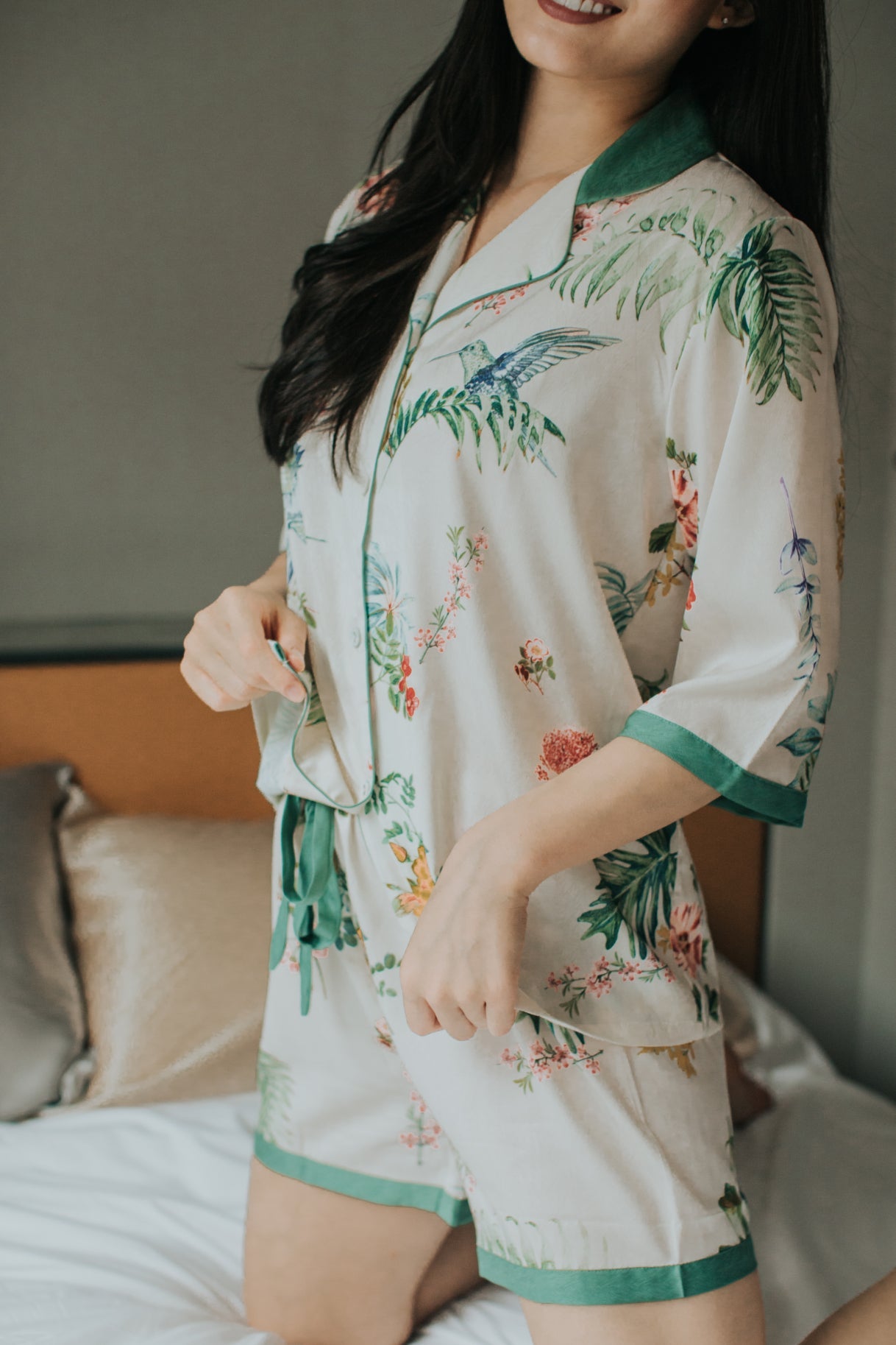 BELLS & BIRDS | Paradiso Floral Pyjamas Set