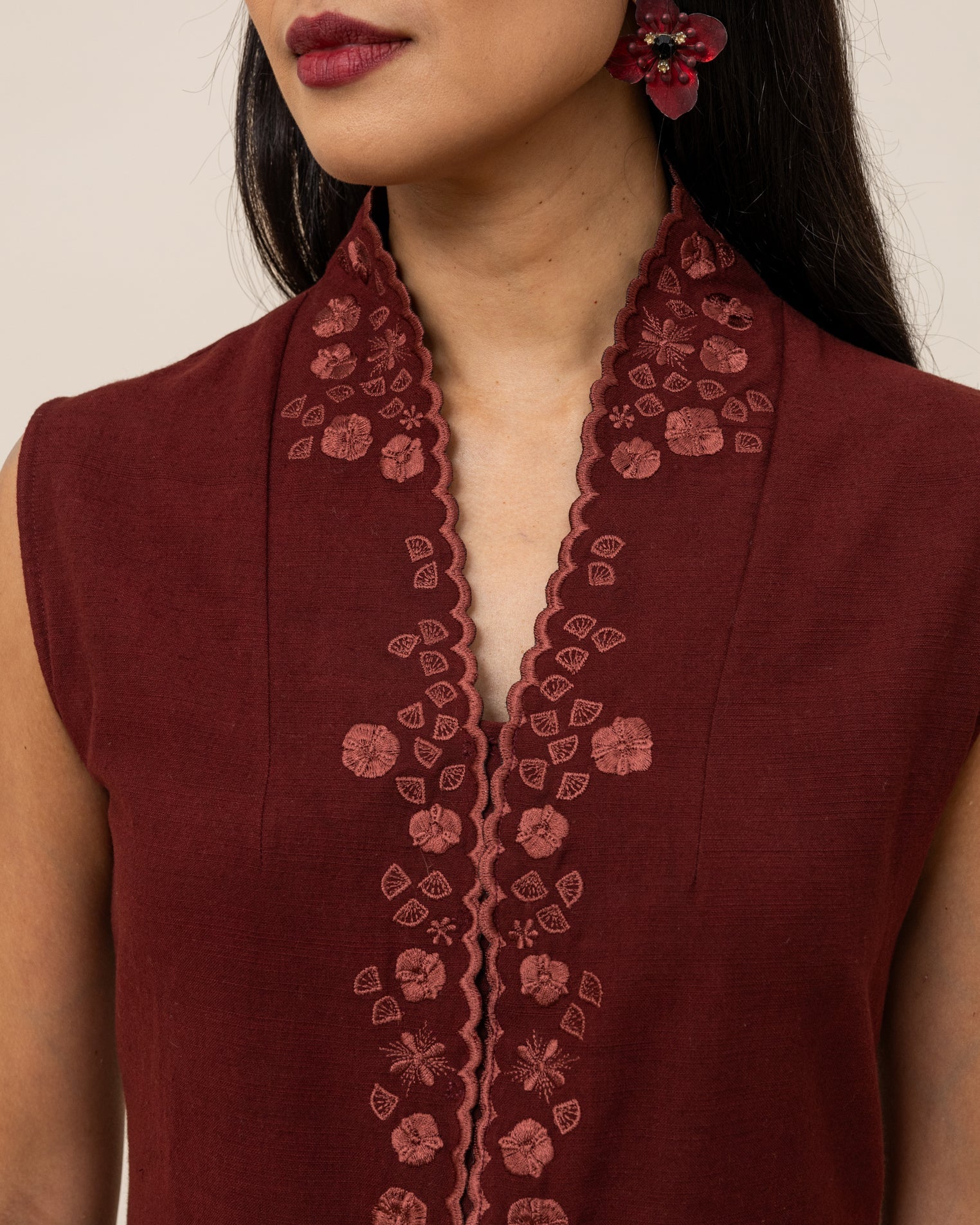 SUKKHA CITTA | KEMBANG - Embroidered Kebaya Vest