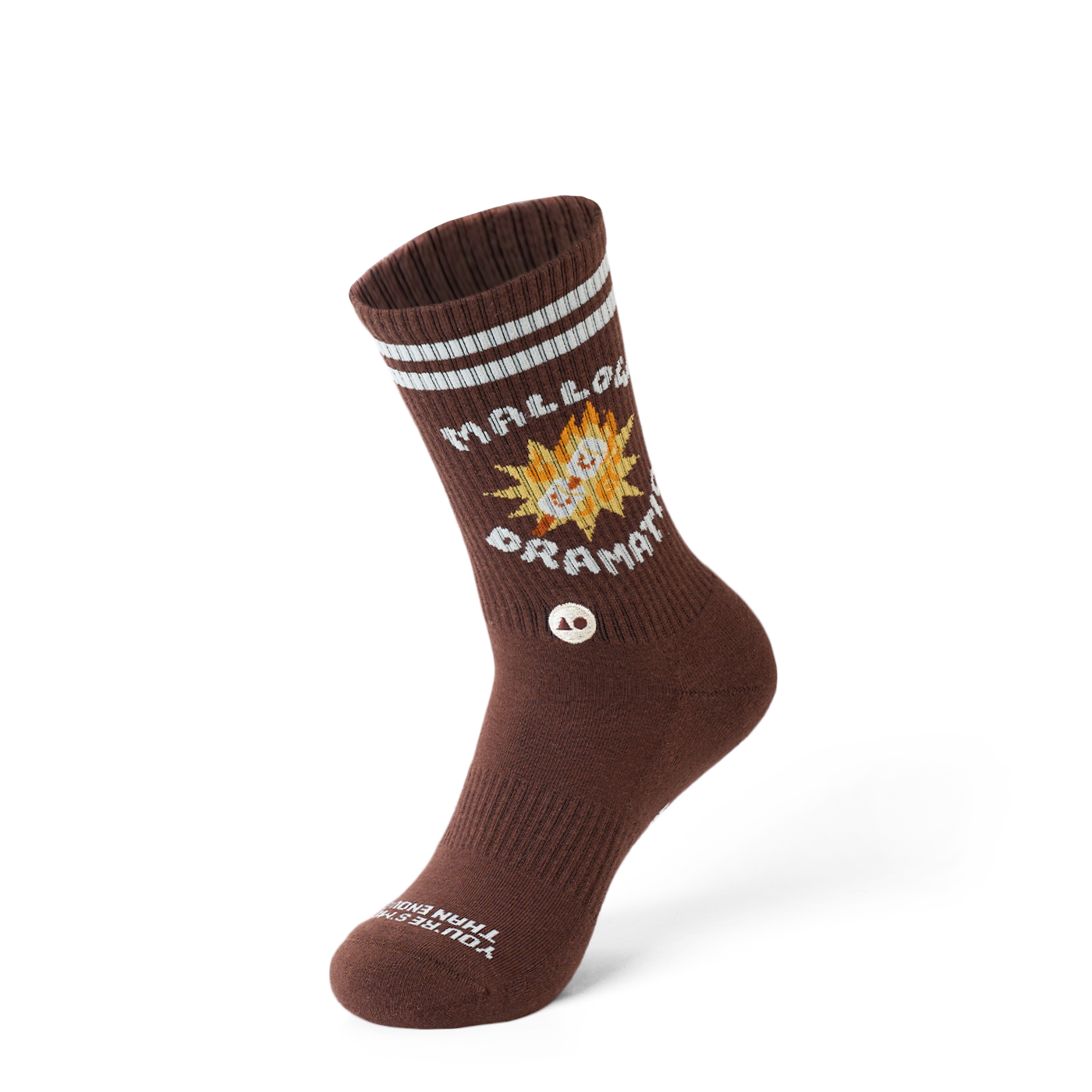 TALKING TOES | Mallow Dramatic Athletic Sock