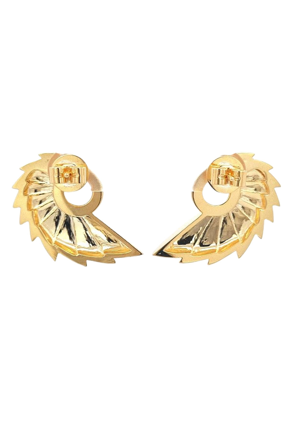 CREATIVE JEWELLERY STUDIO | Pink Sapphire "Music of the Sea" 18k Gold Plated Silver Earrings by Glow ByM