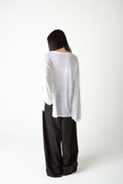 SAERO COLLECTIVE | Myeon Long Sleeve Top | White