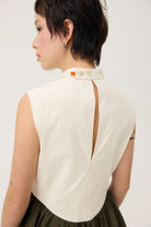 3EIGHTH | Ukabu Dress in Olive & Cream