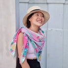 BINARY STYLE | Peranakan Manis 115x115cm Square Scarf