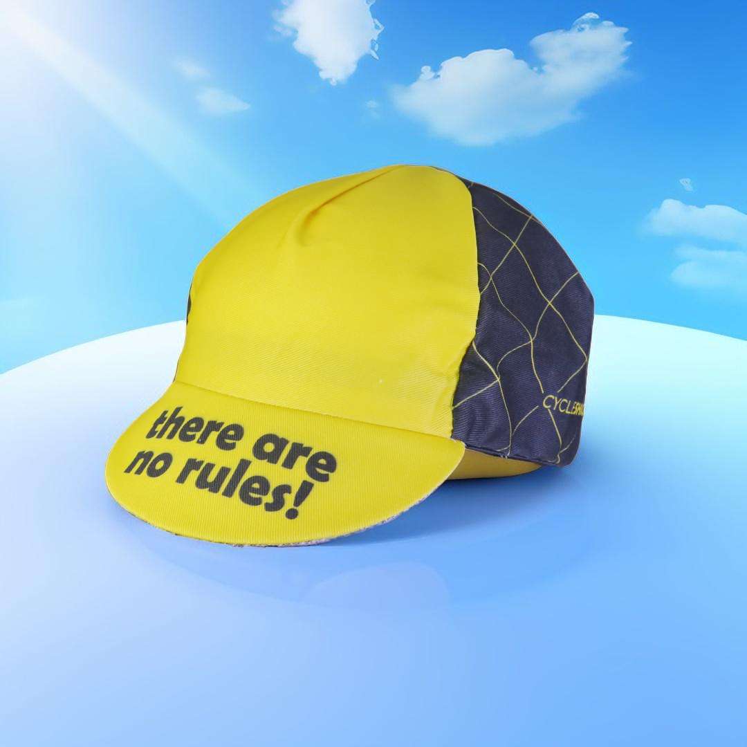 A DESIGN BY TAKACHYA | Cycling Cap - Googly Eyes Checkered Yellow