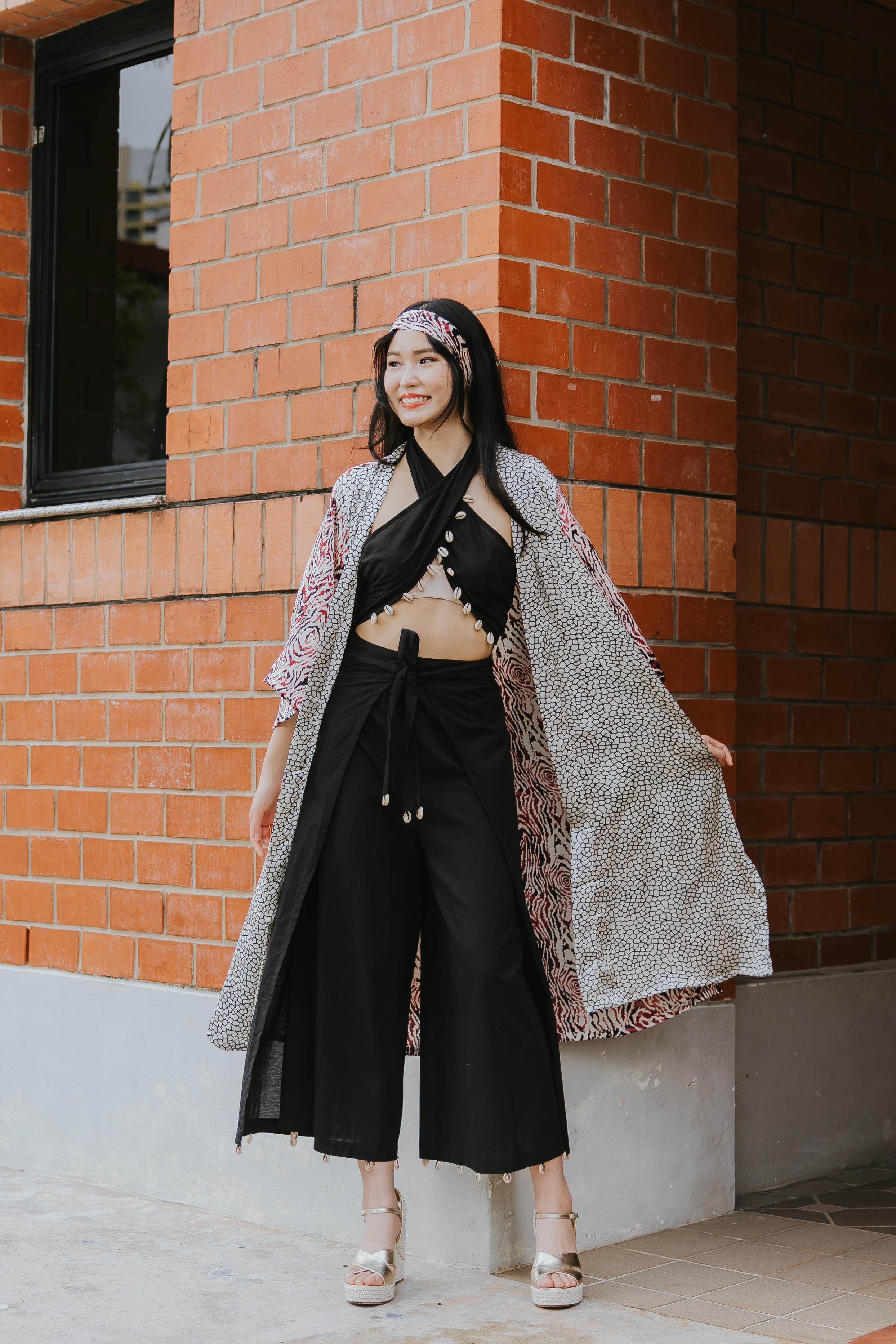 RAJA RANI | Modal Silk Long Kimono