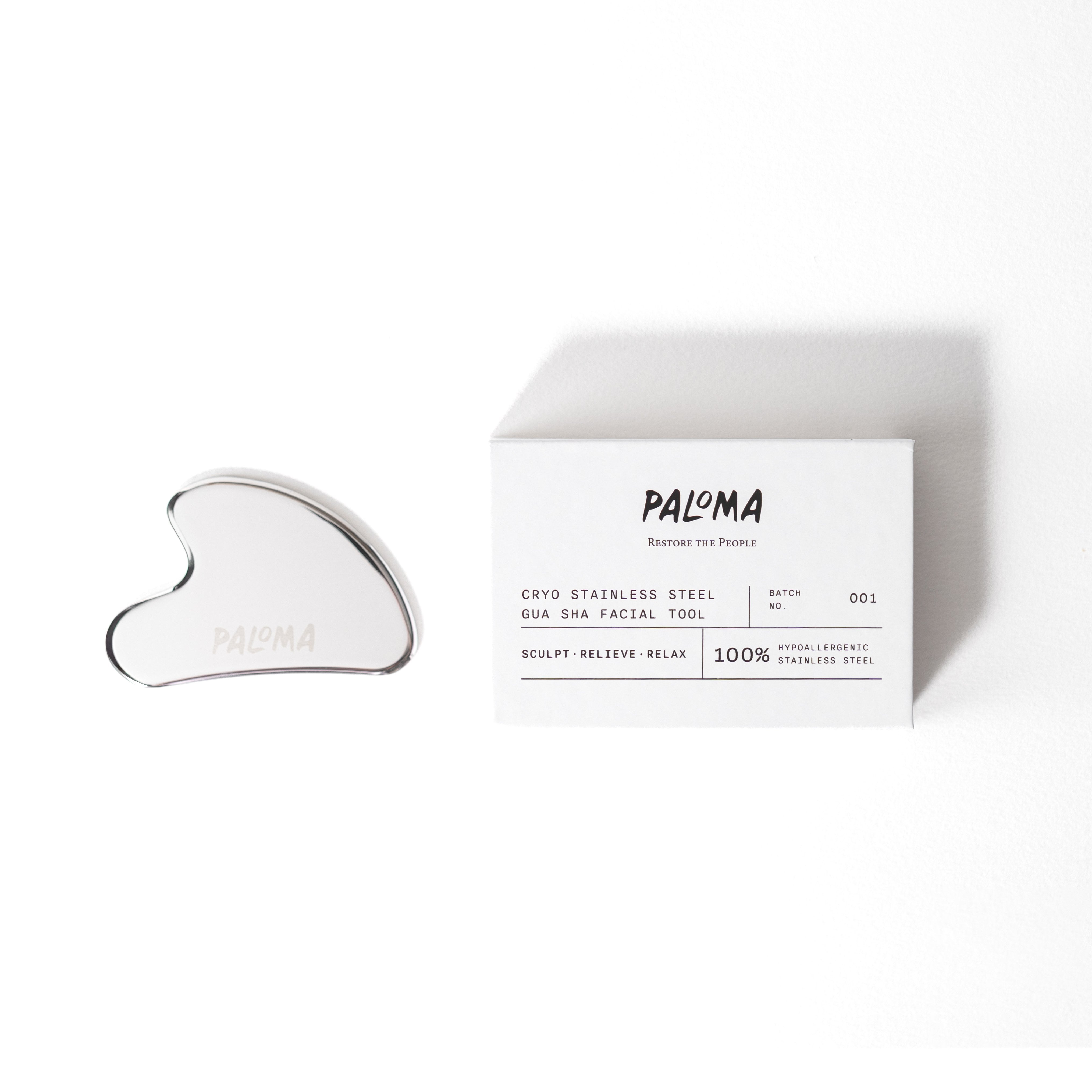 PALOMA | Cryo Stainless Steel Gua Sha