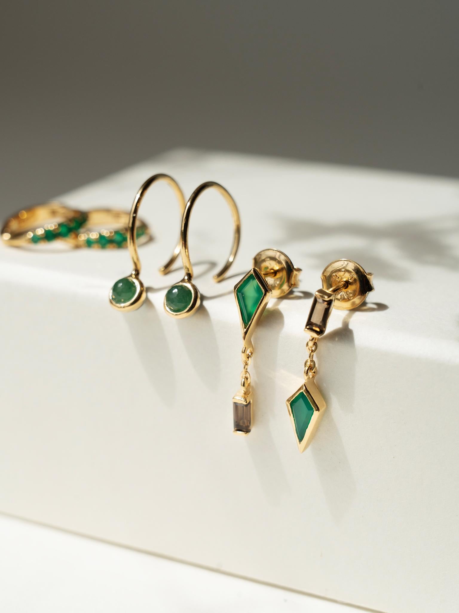 EMBRACE JEWELLERY | Verdant Edge Earrings