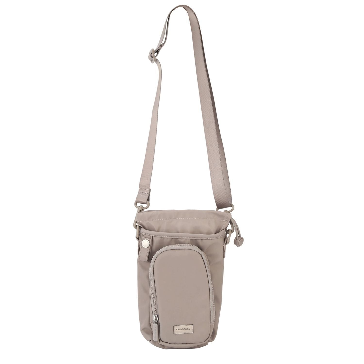 CROSSING | Water Bottle Crossbody Bag With Front Pocket 2L V2 | Black