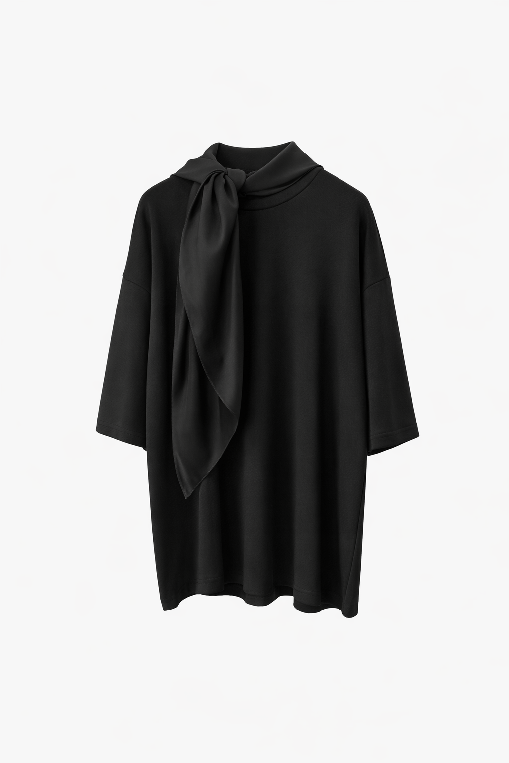 LAYERPLAN | Mae Embroidered Scarf Tee