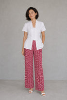 ANS.EIN | WHITE Kebaya Peplum Top